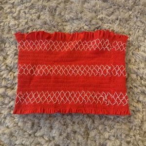 Stripped Garage Tube Top